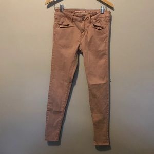 American eagle pink pants size 6 super soft